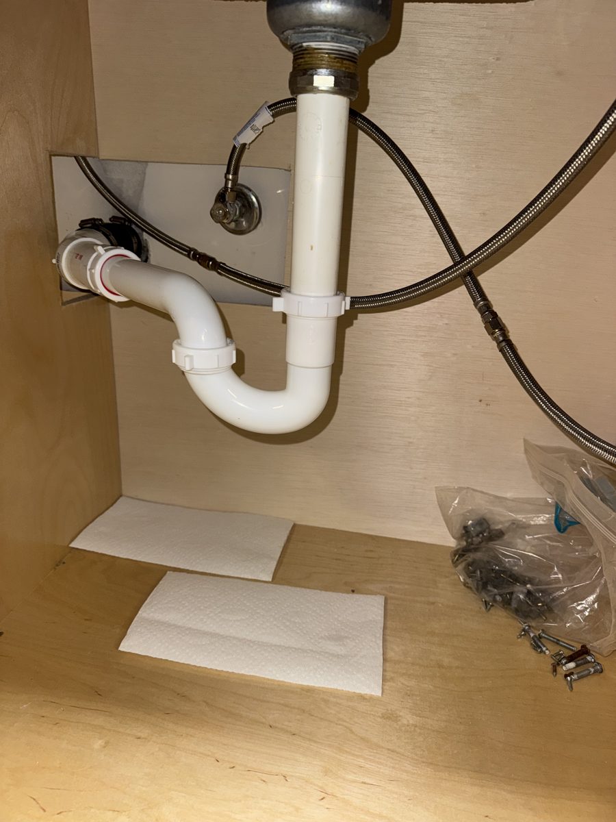 After the repair: Classroom Sink Hookups for a Tulsa Learning Center, finished work by Acts of Service Plumbing