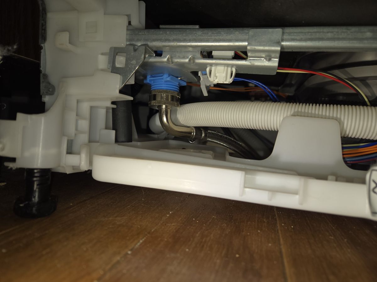 Before the repair: Dishwasher Supply Line Repair in Tulsa, photographed on the job by Acts of Service Plumbing