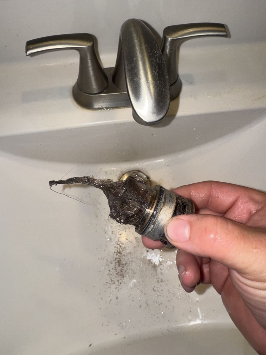 Before the repair: Garbage Disposal and Fixture Repairs in Broken Arrow, photographed on the job by Acts of Service Plumbing