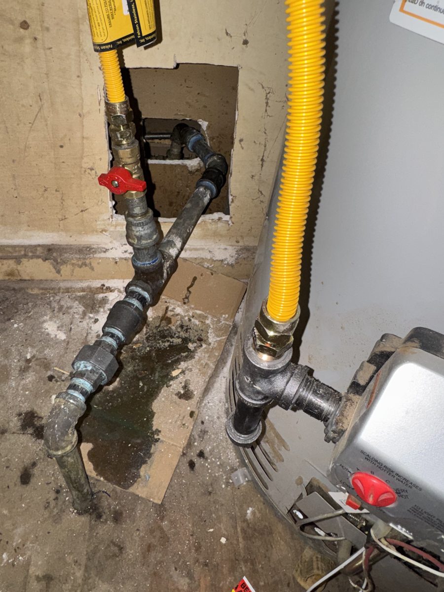 After the repair: Gas Leak Repair and Pressure Test in Tulsa, finished work by Acts of Service Plumbing