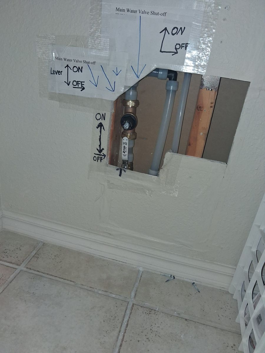 Before the repair: PRV Replacement and Pressure Adjustment in Broken Arrow, photographed on the job by Acts of Service Plumbing