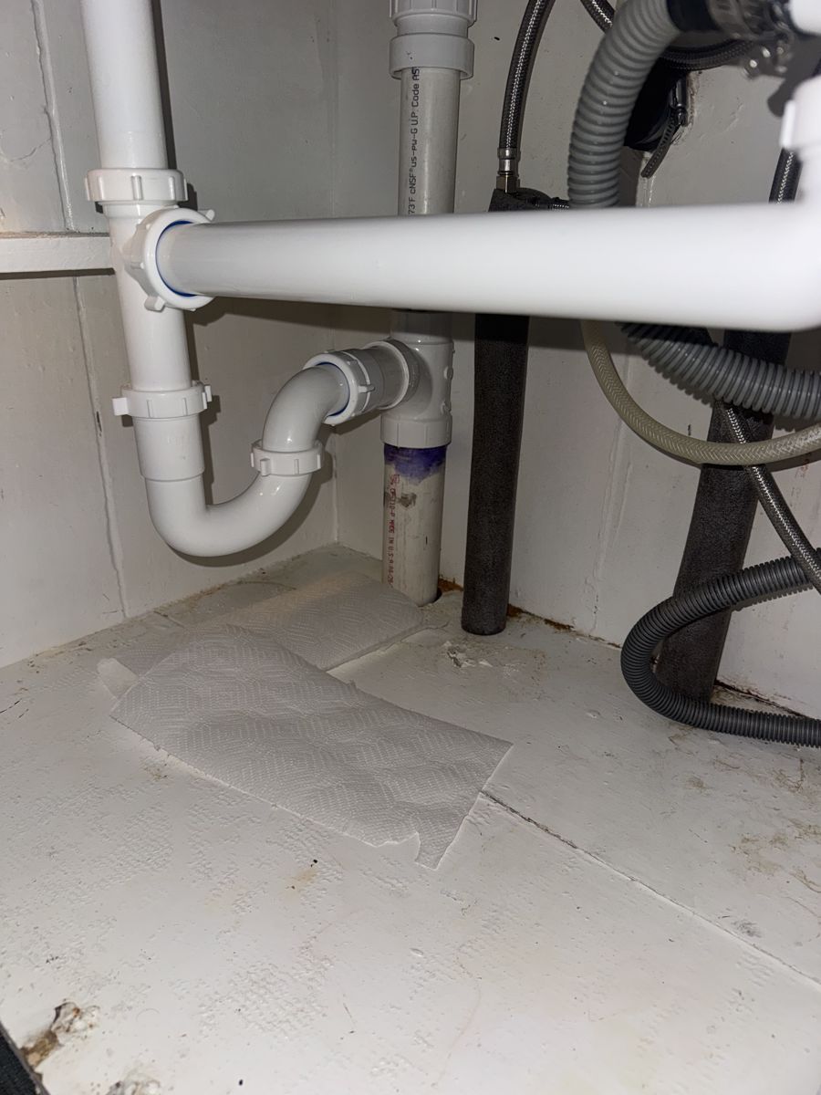 After the repair: Kitchen Drain Line Repair in Tulsa, finished work by Acts of Service Plumbing