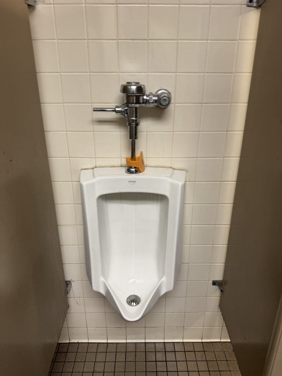 After the repair: Urinal Flushometer Repair at a Tulsa Salon, finished work by Acts of Service Plumbing