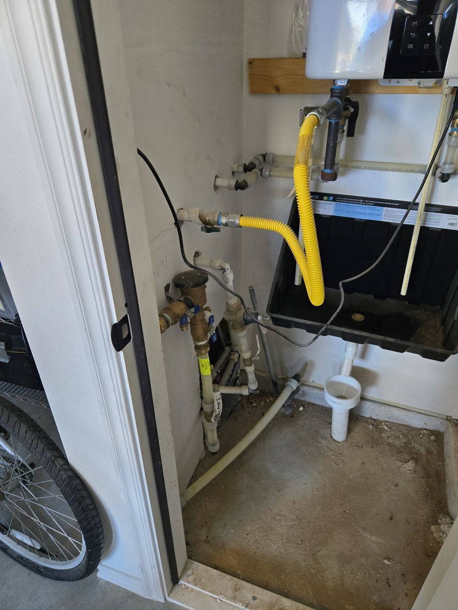 Before the repair: Whole-Home Water Filtration Installation in Broken Arrow, photographed on the job by Acts of Service Plumbing